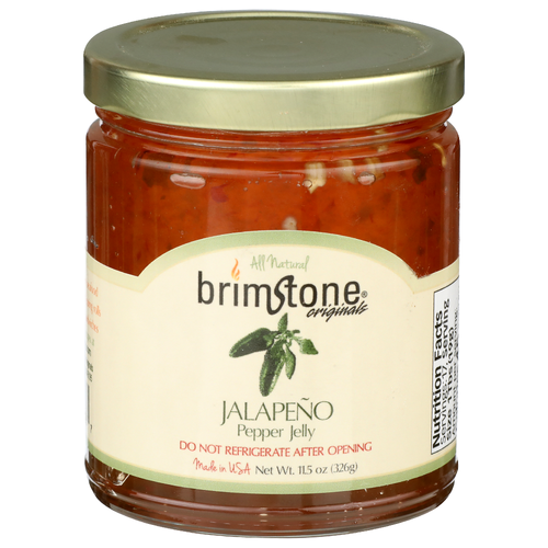 BRIMSTONE ORIGINALS Pepper Jelly Jalapeno - 11.5 Ounce