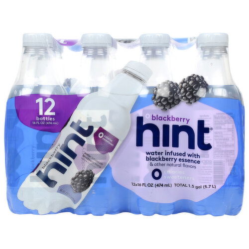 Hint Infused Water - 16 Fluid Ounce - 12 Count