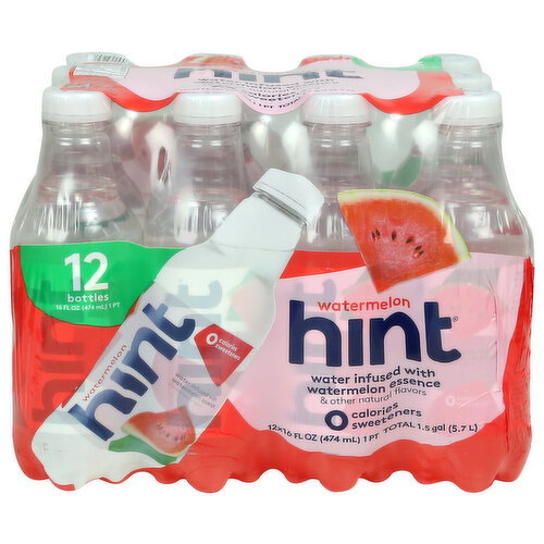 Hint Infused Water - 16 Fluid Ounce - 12 Count Image 1 of 3