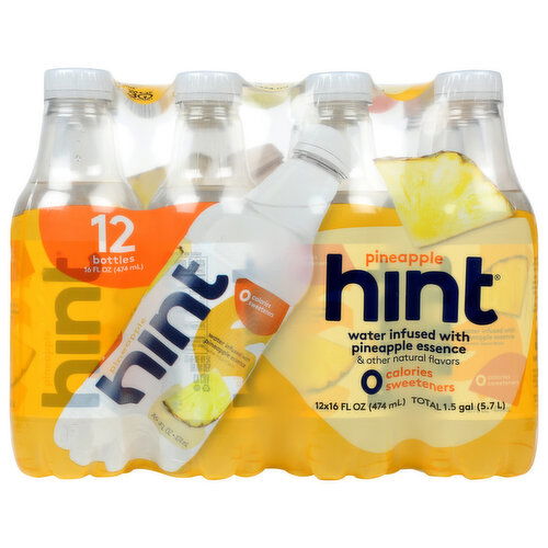 Hint Infused Water - 16 Fluid Ounce - 12 Count