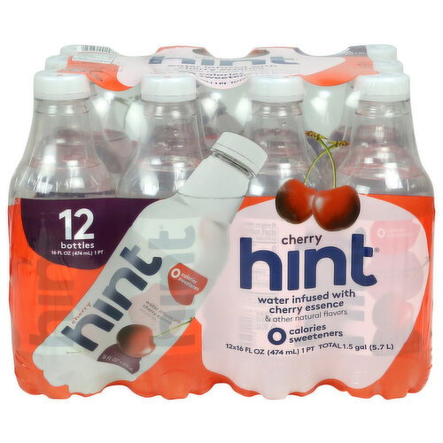 Hint Water - 16 Fluid Ounce - 12 Count Image 1 of 3