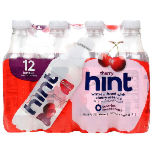 Hint Infused Water - 16 Fluid Ounce - 12 Count