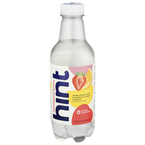 Hint Water Strberry Lemon - 16 Fluid Ounce