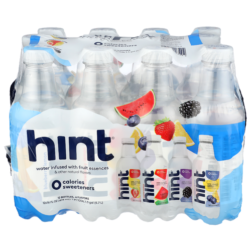 Hint Still Vitamin Infused Water Variety Pack - 16 Fluid Ounce - 12 Count