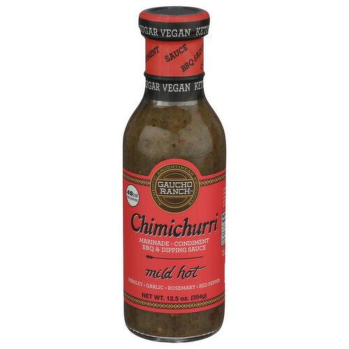 Gaucho Ranch Hot Chimichurri Sauce - 12.5 Ounce Image 1 of 4