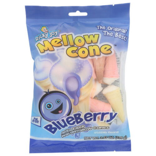 Ricky Joy Cone Mellow Blueberry - 3.53 Ounce Image 1 of 2