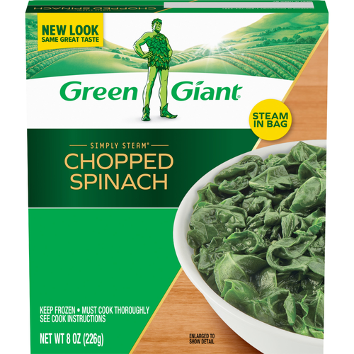 Green Giant Simply Steam Chopped Spinach - 8 Ounce Image 1 of 2
