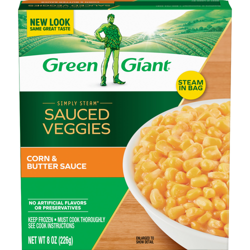 Green Giant Simply Steam Sauced Veggies Corn & Butter Sauce - 8 Ounce Image 1 of 2