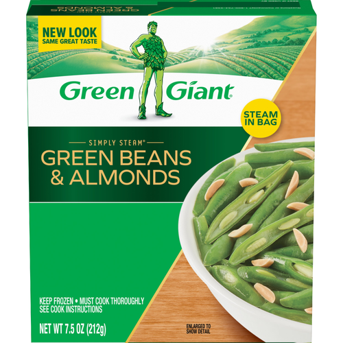 Green Giant Simply Steam Green Beans & Almonds - 7.5 Ounce Image 1 of 2