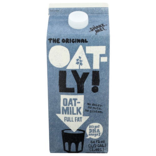 The Original Oat-Ly! Oat Milk Full-Fat - 64 Fluid Ounce