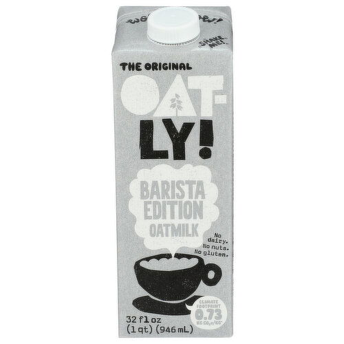 THE ORIGINAL OAT-LY! Oat Milk Barista - 32 Fluid Ounce