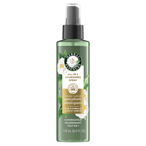Herbal Essences All-In-1 Nourishing Spray, Certified Pure Plants, With Aloe And Camellia Flower Oil - 6 Ounce