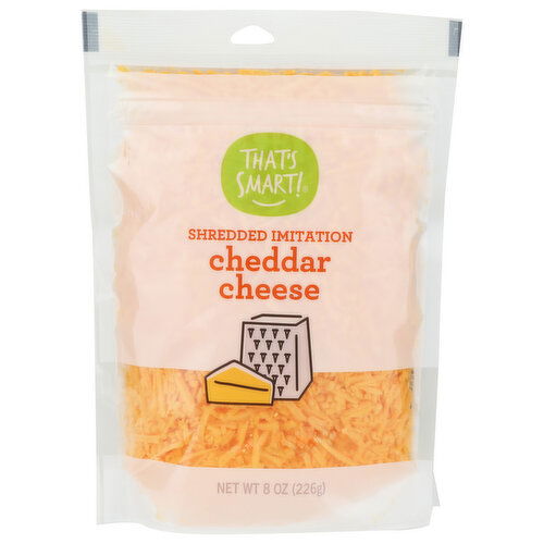 THAT's SMART! Shredded Imitation Cheddar Cheese - 8 Ounce Image 1 of 4