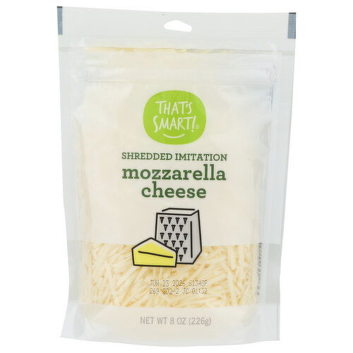 THAT's SMART! Shredded Imitation Mozzarella Cheese - 8 Ounce Image 1 of 4