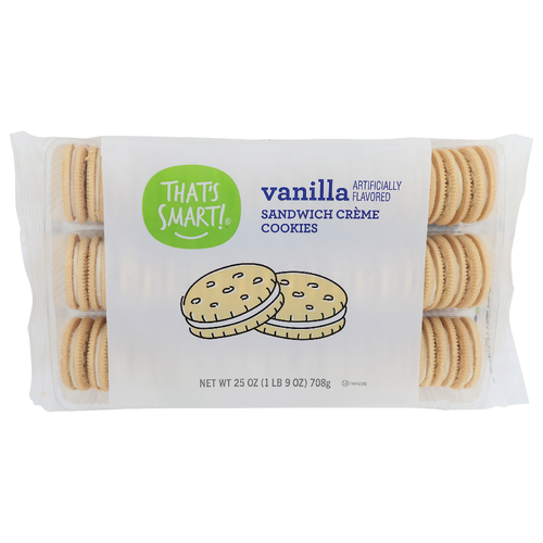 THAT's SMART! Vanilla Sandwich Creme Cookies - 25 Ounce