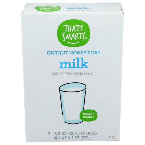 THAT's SMART! Instant Nonfat Dry Milk - 3.2 Ounce - 3 Count Image 1 of 4