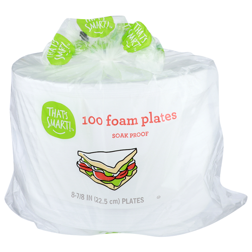 That's Smart! Foam Plates - 100 Count