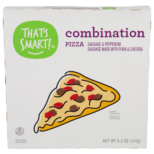 That's Smart! Sausage & Pepperoni. Pizza Combination - 5.2 Ounce