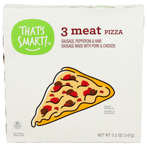 That's Smart! Sausage, Pepperoni & Ham. Pizza - 1.733 Ounce - 3 Count