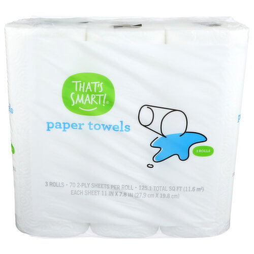 That's Smart! Paper Towels - 41.7 Square foot - 3 Count