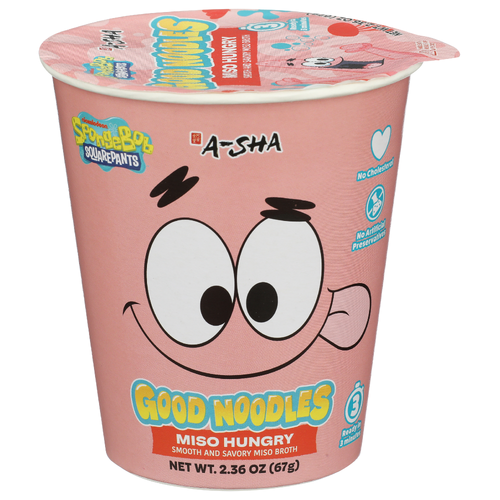 A-SHA Spongebob Good Noodles Miso Hungry - 2.36 Ounce