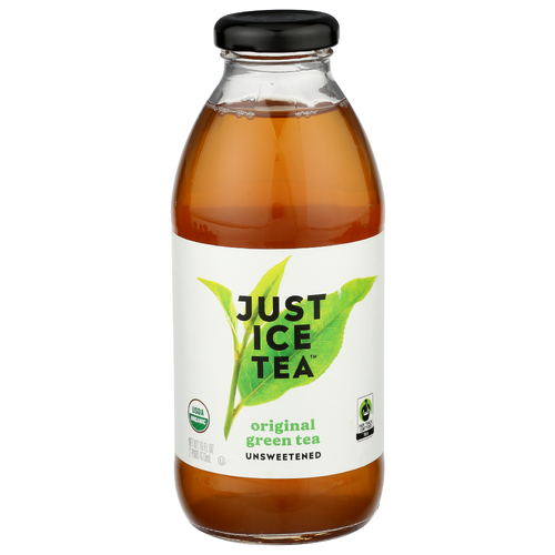 JUST ICE TEA Original Unsweetened Rtd Green - 16 Fluid Ounce