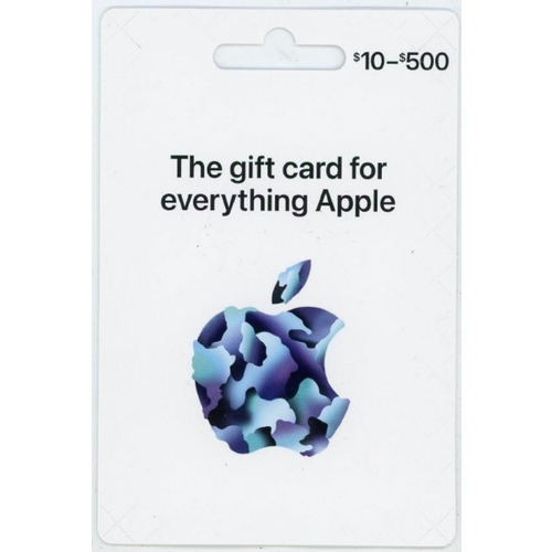 Apple INC. $10-500 Gift Card - 1 Each