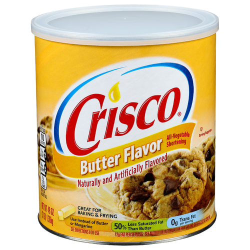 Crisco Butter Flavor All-Vegetable Shortening - 48 Ounce