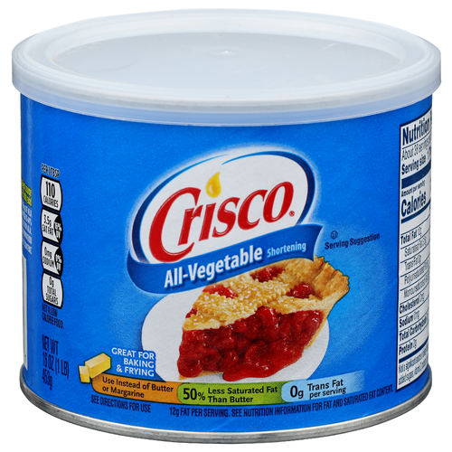 Crisco All-Vegetable Shortening - 16 Ounce