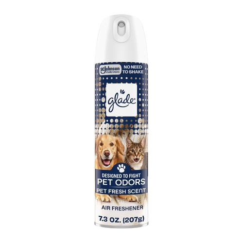 Glade Soft Mist Odor Fighting Aerosol Air Freshener, Pet Fresh - 7.3 Ounce