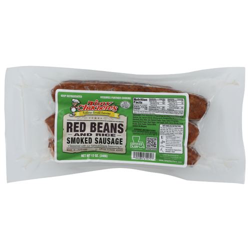 Tony Chachere's Red Beans & Rice Smoked Sausage - 12 Ounce