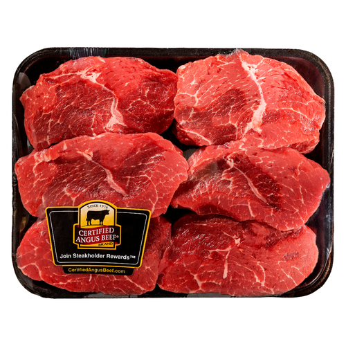 Certified Angus Beef Boneless Tenderized Chuck Steak - Avg 1.09 Lbs