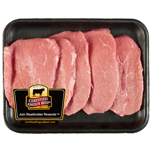 Certified Angus Beef Thin Cut Eye Of Round Steak - Avg 0.86 Lb Image 1 of 2