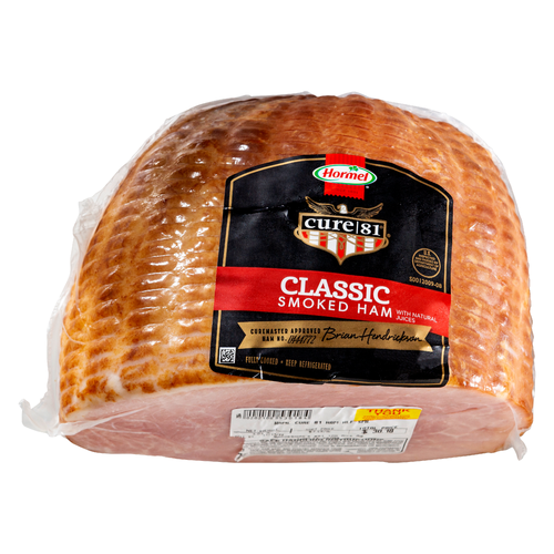 Hormel Classic Smoked Ham - Avg 3.36 Lbs