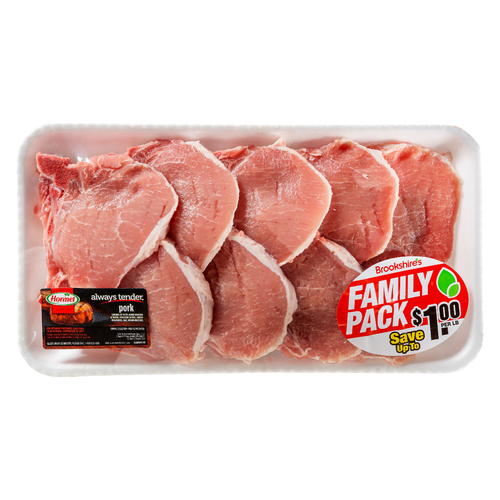 Hormel Family Pack Rib Pork Chops - Avg 2.72 Lbs