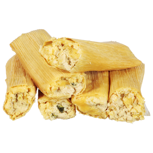 Chicken Tomatillo Tamales - 6 Count