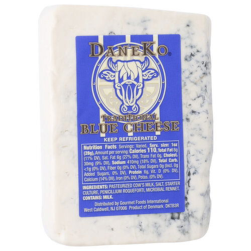 DaneKo Traditional Blue Cheese - Avg 0.41 Lb Image 1 of 2