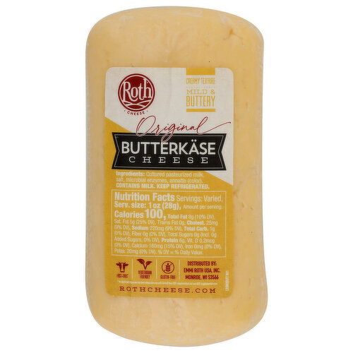 Roth Cheese Original Butterkase - Avg 0.52 Lb