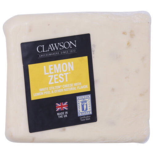 Long Clawson Lemon Zest Stilton Cheese - Avg 0.30 Lb