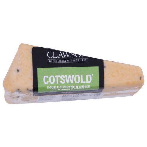 Long Clawson Cotswold Onion & Chive Cheese - Avg 0.31 Lb