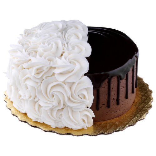 Gourmet Black & White Cake - 1 Each