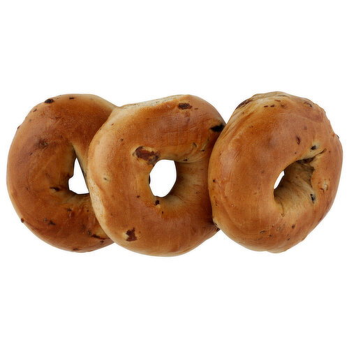 Cinnamon Raisin Bagels - 3 Count