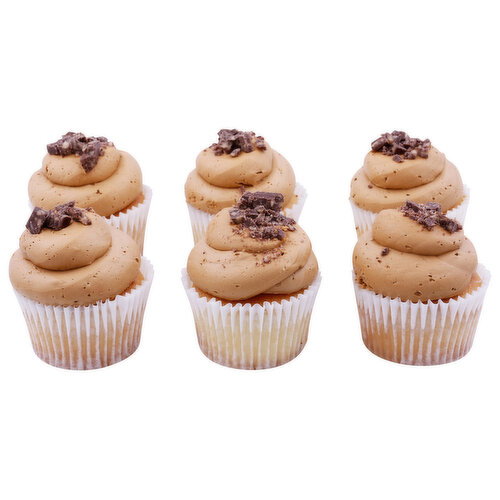 Brown Sugar Butter Cupcakes - 6 Count