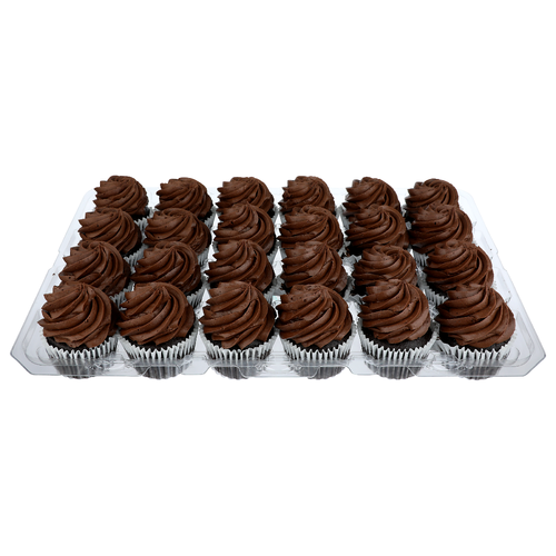Chocolate Cupcake With Frosting - 2 Ounce - 24 Count Image 1 of 4