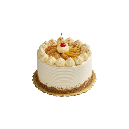 Gourmet Peach Crumble Chantilly - 8 Inches
