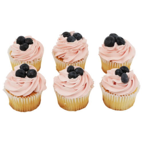 Triple-Berry Chantilly Cupcakes - 6 Count