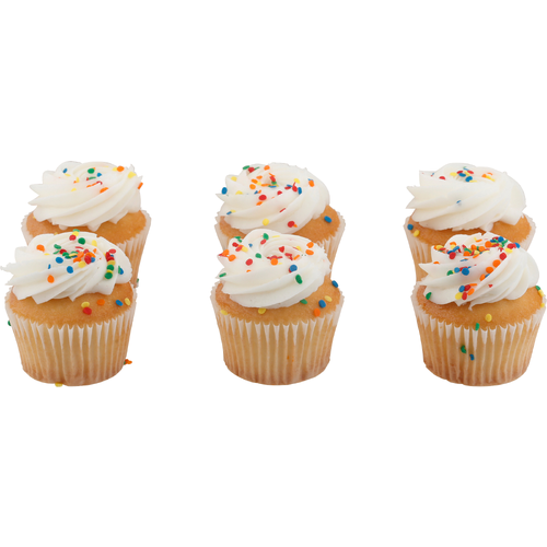 White Cupcakes With Icing - 12 Count