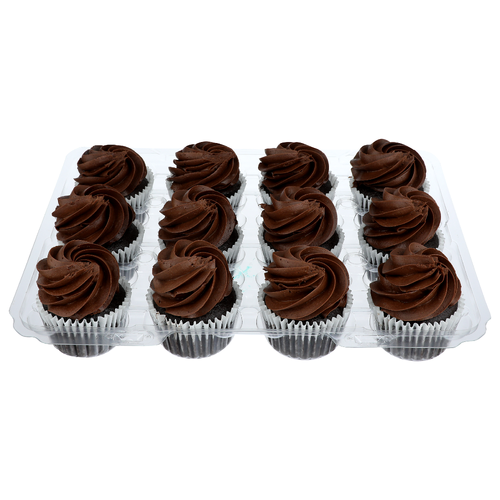 Chocolate Cupcake With Frosting - 2 Ounce - 12 Count Image 1 of 4