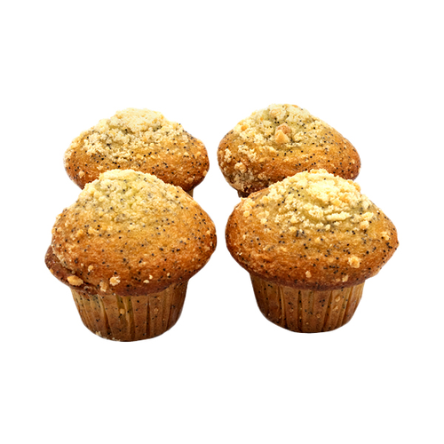 Lemon Poppy Seed Muffins - 4 Count
