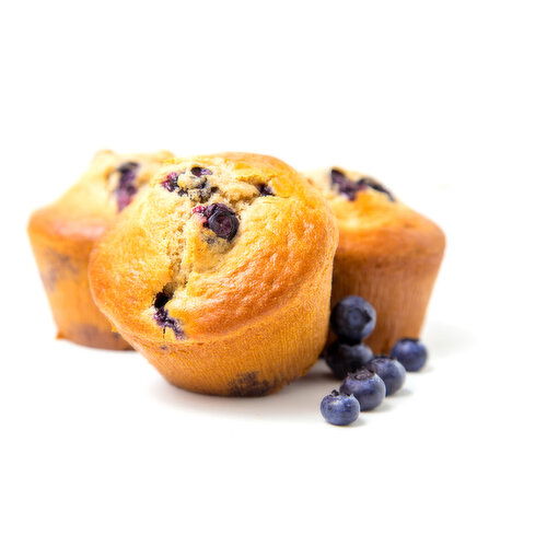 Fresh Baked Blueberry Muffin - 4 Each